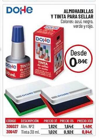 Carlin Dohe almohadillas y tinta para sellar oferta