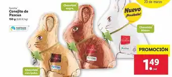Lidl Favorina Conejito de pascua 150g oferta