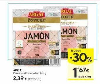 Caprabo Argal pernil cuit bonnatur oferta