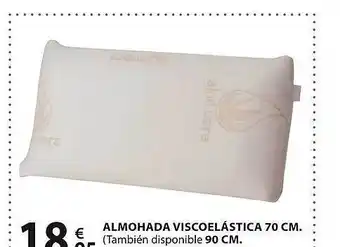 Bricogroup Almohada viscoelástica 70 cm oferta