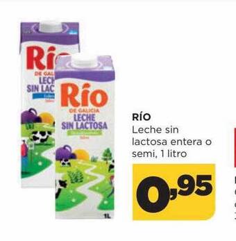 Alimerka Rio leche sin lactosa entera o semi oferta