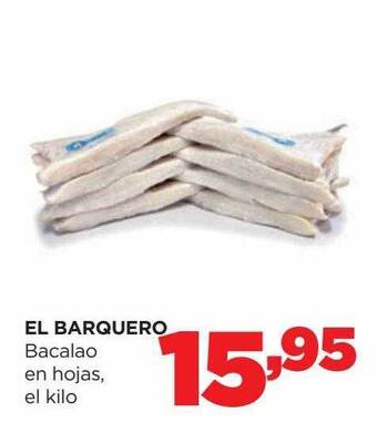 Alimerka El barquero bacalao en hojas oferta
