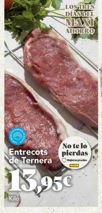 Gadis Entrecots de Ternera oferta