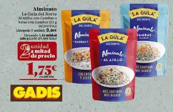 Gadis Alminuto La Gula del Norte 135g oferta