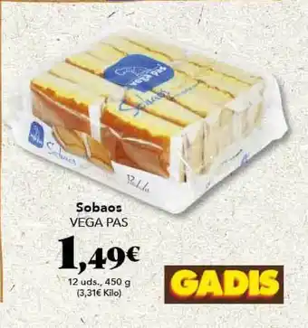 Gadis Sobaos Vega Pas 450g oferta