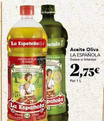 Gadis Aceite Oliva La Española 1l oferta
