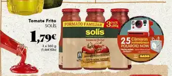 Gadis Tomate Frito Solís 3x 360g oferta