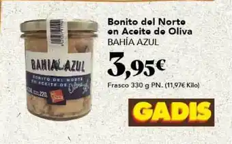 Gadis Bahía Azul Bonito del Norte en Aceite De Oliva 330g oferta