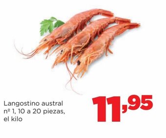 Alimerka Langostino Austral n° 1.10 a 20 Piezas, oferta