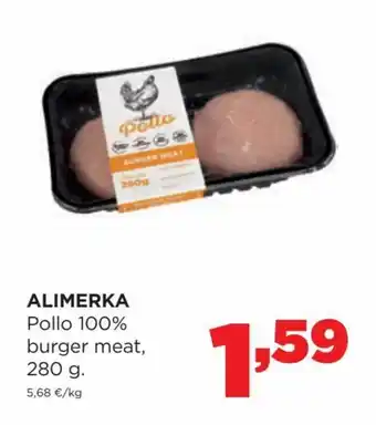 Alimerka Alimerka Pollo Burger Meat, 280 g. oferta