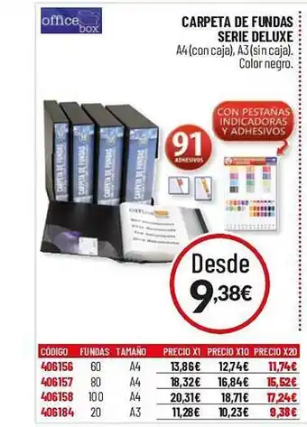 Carlin Office box carpeta de fundas serie deluxe oferta
