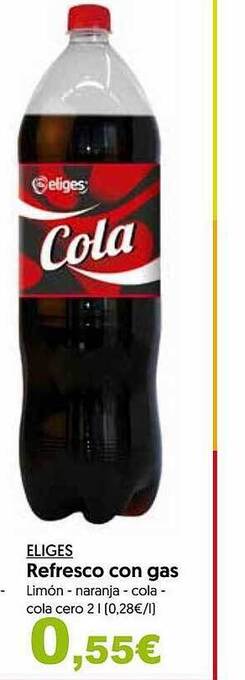 Hiper Usera Eliges refresco con gas oferta