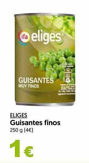 Hiper Usera Eliges guisantes finos oferta