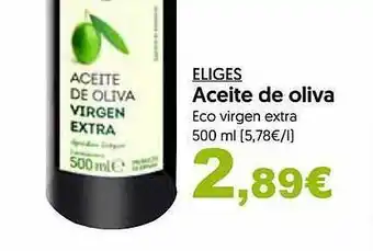 Hiper Usera Eliges aceite de oliva oferta