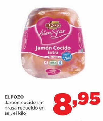 Alimerka Elpozo Jamón Cocido sin Grasa Reducido en Sal oferta