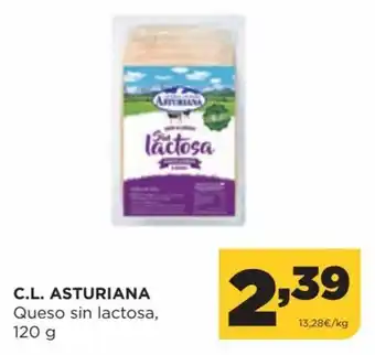 Alimerka C.L Asturiana Queso sin Lactosa 120 g oferta