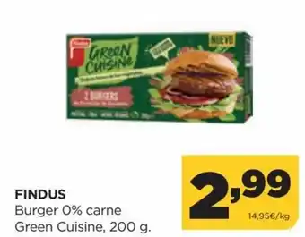 Alimerka Findus Burfer 0% Carne Green Cuisine, 200g oferta