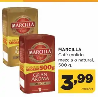 Alimerka Marcilla Café Molido Mezcla o Natural, 500g oferta