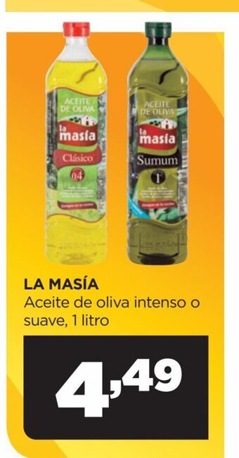 Alimerka La Masía Aceite de Oliva Intenso o Suave, 1 Litro oferta
