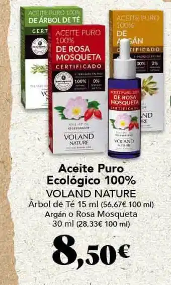 Gadis Voland Nature Aceite Puro Ecológico 100% 15ml oferta