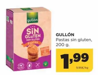 Alimerka Gullón Pastas sin Gluten, 200g oferta