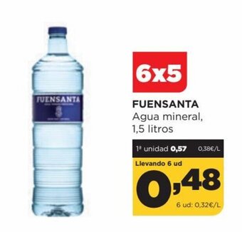 Alimerka Fuensanta Agua Mineral, 1.5 Litros oferta