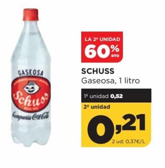 Alimerka Schuss Gaseosa, 1 Litro oferta