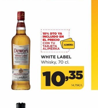 Alimerka White Label Whisky 70cl oferta