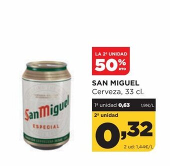 Alimerka San Miguel Cerveza 33cl oferta