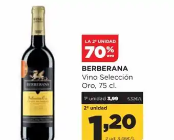 Alimerka Berberana Vino Seleccion Oro 75cl oferta