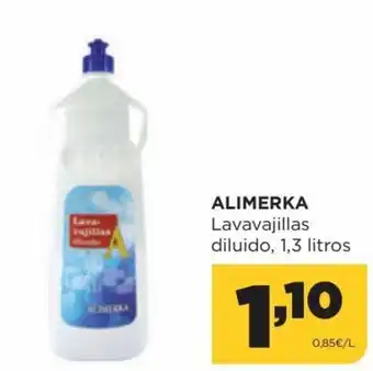 Alimerka Alimerka Lavavajillas Diluido 1,3litros oferta