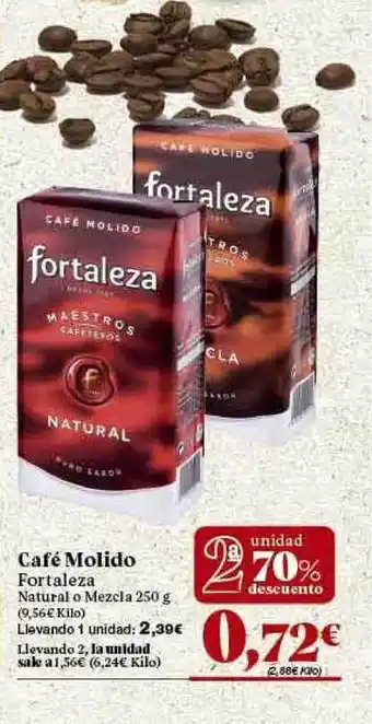 Gadis Café Molido Fortaleza 250g oferta