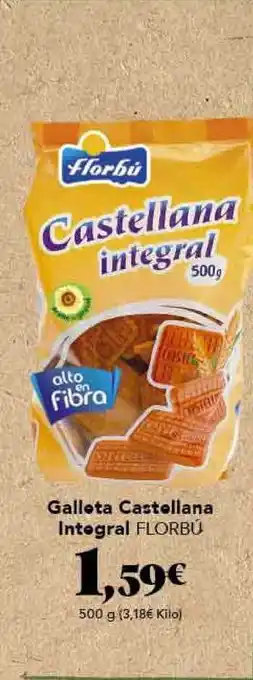 Gadis Florbú Galleta Castellana Integral 500g oferta