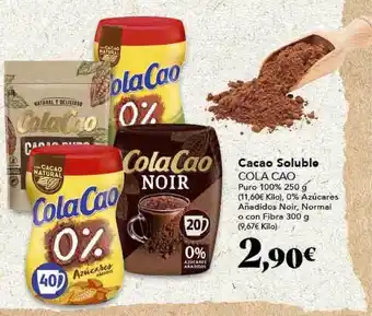 Gadis Cola Cao Cacao Soluble 250g oferta