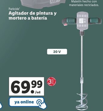 Lidl Agitador de Pintura y Mortero a Bateria oferta