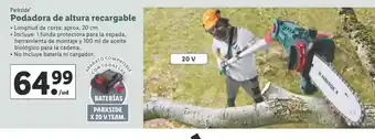 Podadora de Altura Recargable