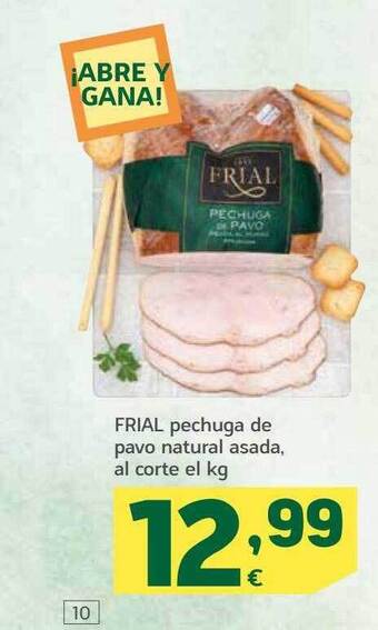 HiperDino Frial pechuga de pavo natural asada oferta