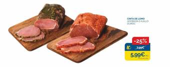 Supermercados La Despensa Cinta de lomo adobado o ajillo duroc oferta