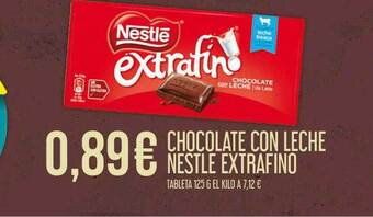 Claudio Chocolate con leche nestle extrafino oferta