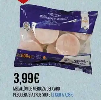 Claudio Medallón de merluza del cabo pesquera sta.cruz oferta