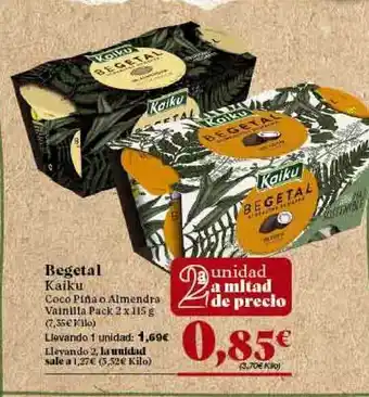 Gadis Kaiku Begetal 2 x 115g oferta