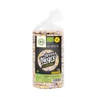 NutriTienda Tortas de arroz negro y cúrcuma bio 100g oferta