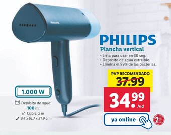 Lidl Philips Plancha Vertical oferta