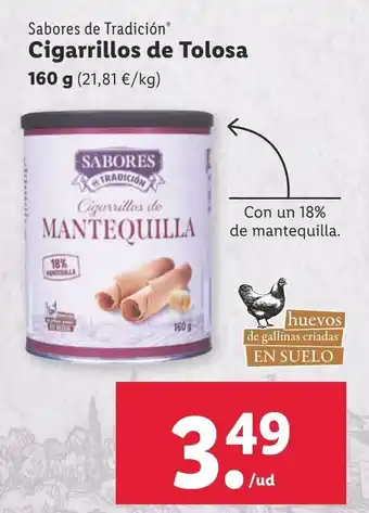 Lidl Cigarrillos de Tolosa oferta