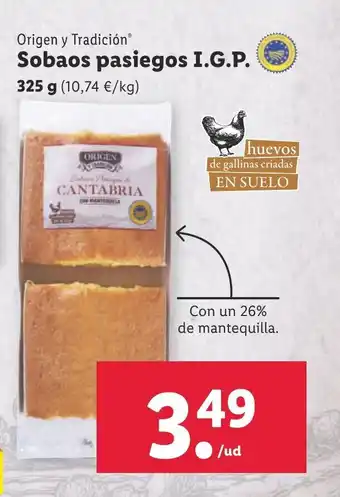 Lidl Sobaos Pasiegos I.G.P oferta