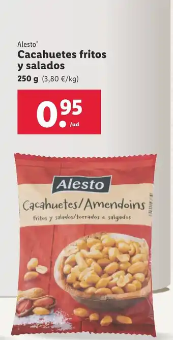 Lidl Cacahuetes Fritos y Salados oferta