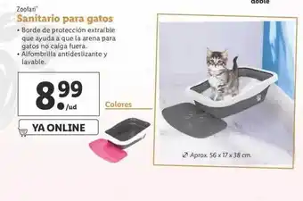 Lidl Zoofari Sanitario para gatos oferta