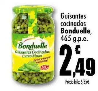 Unide Supermercados Bonduelle Guisantes cocinados, 465 g.p.e. oferta
