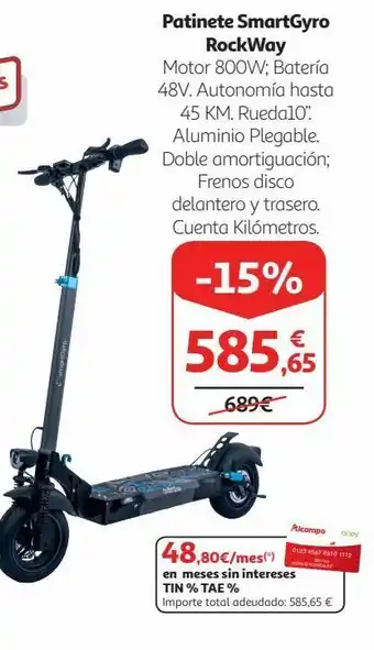 Alcampo Patinete oferta