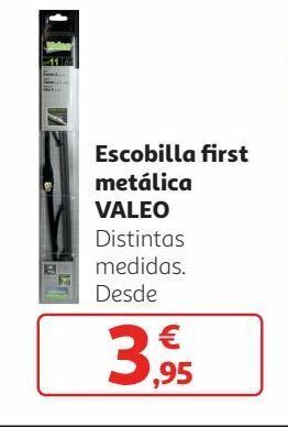 Alcampo Escobillas de coche valeo oferta